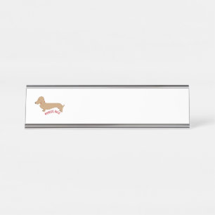 Wieners Rule Desk Name Plate
