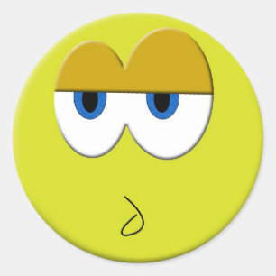 Wierd Face Sticker