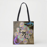 Wierd Lizard Monogram Intials Bag