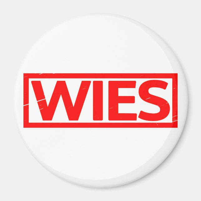 Wies Stamp Magnet (Front)