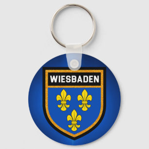 Wiesbaden Flag Key Ring