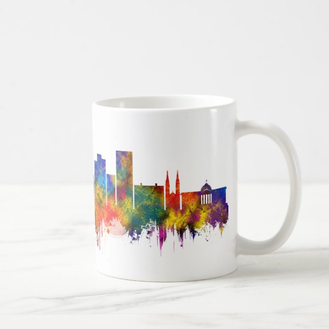 Wiesbaden Germany Skyline Coffee Mug (Right)