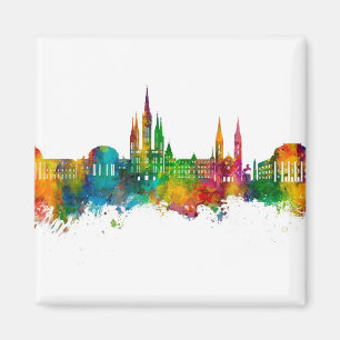 Wiesbaden Germany Skyline Magnet