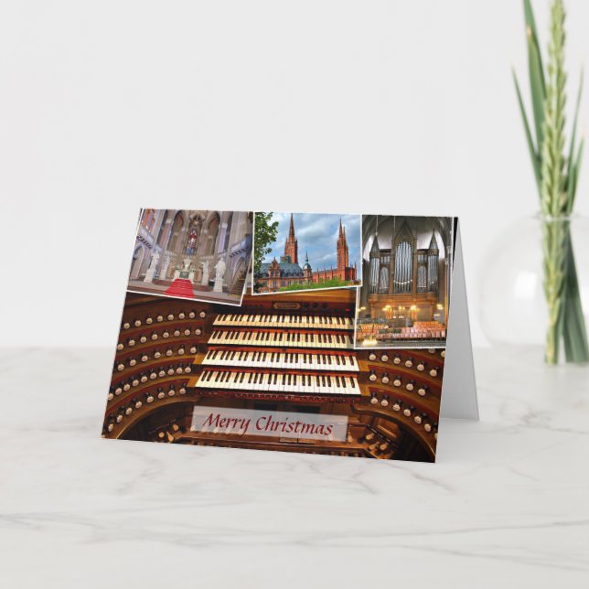 Wiesbaden organ Christmas card (Front)