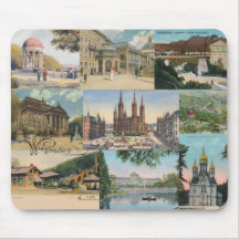 Wiesbaden: Vintage Postcards Souvenir Mousepad