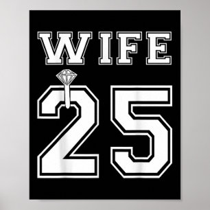 Wife 2025 Husband Matching Engagement Party Honeym Poster