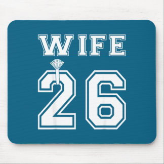 Wife 2026 husband matching engagement party mouse pad