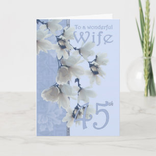 Wife 45 Birthday - Birthday Card Wife