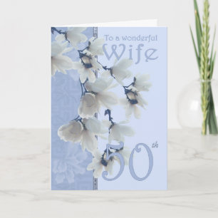 Wife 50 Birthday - Birthday Card Wife