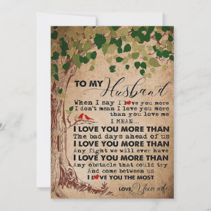 Wife Art To My Husband I Love You More Save The Date