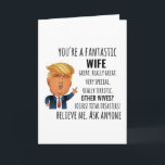 Wife Best Gift Card<br><div class="desc">Apparel gifts for men,  women,  ladies,  adults,  boys,  girls,  couples,  mum,  dad,  aunt,  uncle,  him & her.Perfect for Birthdays,  Anniversaries,  School,  Graduations,  Holidays,  Christmas.</div>