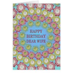 Wife Birthday Crochet Flowers