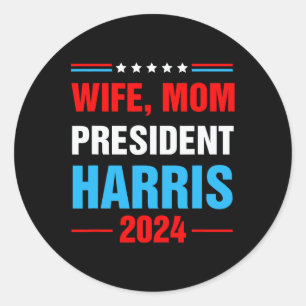 Wife classic round sticker