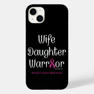 Wife Daughter Warrior...Breast Cancer Case-Mate iPhone 14 Plus Case