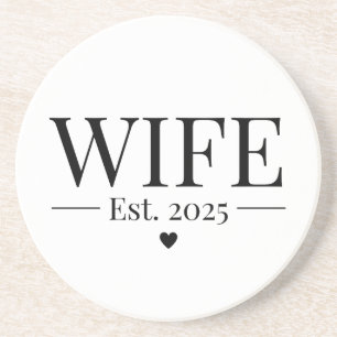Wife Established 2025 Coaster