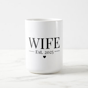 Wife Established 2025 Coffee Mug