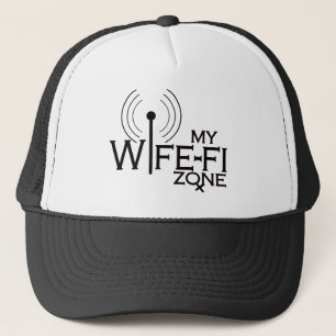 WIFE-FI-BLACKink Trucker Hat