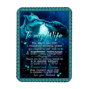 Wife Gifts Letter To My Wife I Love You Forever Magnet