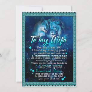 Wife Gifts   Letter To My Wife Love From Husband Invitation