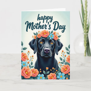 Wife Happy Mothers Day Dog Card