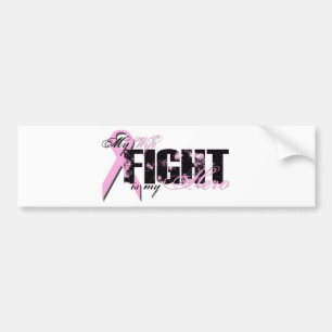 Wife Hero - Fight Breast Cancer Bumper Sticker