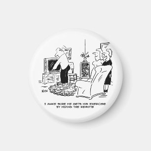 Wife Hides the TV Remote Control Magnet