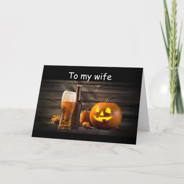 WIFE "I ONLY WANT TO CELEBRATE WITH YOU" CARD (Front)