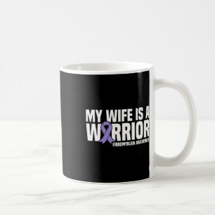 Wife Is A Warrior Fibromyalgia Awareness Coffee Mug