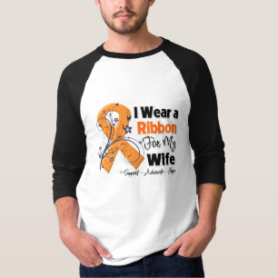 Wife - Leukaemia Ribbon T-Shirt