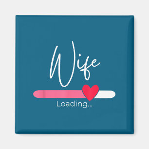 Wife loading 2024 engagement announcement hitched magnet