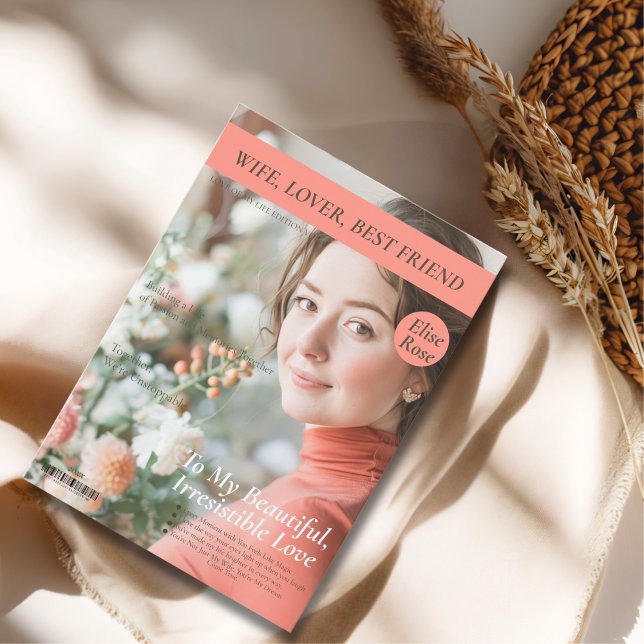 Wife, Lover, Best Friend  Magazine cover Holiday Card (Wife, Lover, Best Friend Magazine cover Holiday Card)