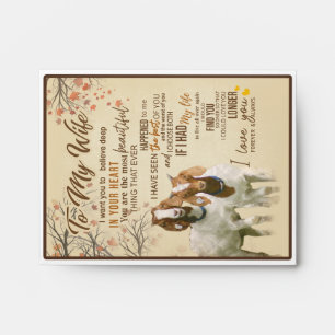 Wife Lover  To My Wife I Love You Forever & Always Envelope