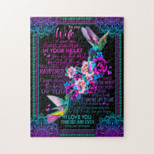 Wife Lovers   To My Wife I Love You Forever Ever Jigsaw Puzzle