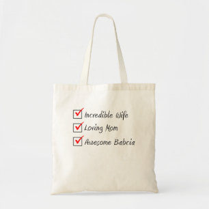 Wife Mom Babcia Polish Woman Tote Bag