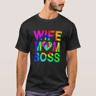 Wife Mom Boss CEO Business Owner Businesswoman Ent T-Shirt
