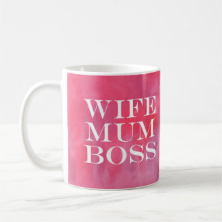 Wife Mom Boss mug