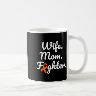 Wife Mom Fighter Multiple Sclerosis Awareness Ribb Coffee Mug