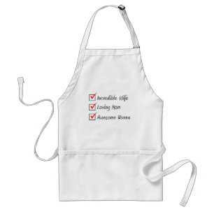 Wife Mom Nonna Italian Woman Standard Apron