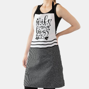 Wife Mum Boss Apron