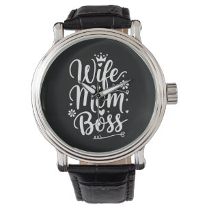Wife Mum Boss Cute Mother's Day Gift Watch