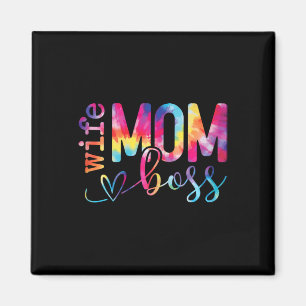 Wife Mum Boss Funny Mothers Day Magnet