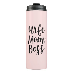 Wife Mum Boss Thermal Tumbler