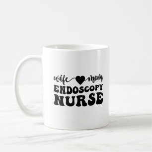 Wife Mum Endoscopy Nurse Gi Nurse Mum Coffee Mug