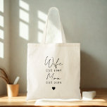 Wife Mum EST 2025  | Custom New Mum Gift Tote Bag<br><div class="desc">Celebrate her beautiful journey with this minimalist "Wife Mum EST 2025" tote bag — a stylish and practical gift for any woman embracing motherhood. Featuring a modern handwritten font with personalised established dates, this eco-friendly cotton tote is perfect for everyday errands, work, or baby essentials. Great for baby showers, Mother’s...</div>