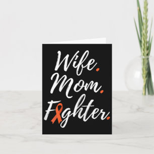Wife Mum Fighter Rsd Crps Awareness Card
