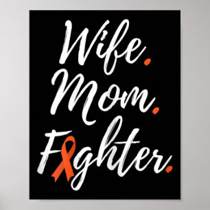 Wife Mum Fighter Rsd Crps Awareness Poster