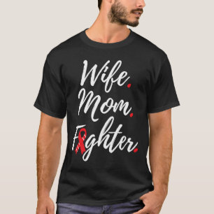 Wife Mum Fighter Squamous Cell Carcinoma Awareness T-Shirt