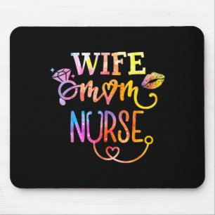 Wife Mum Nurse Womens Mothers Day Nurses Week Mama Mouse Pad