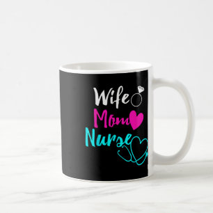 Wife Mum Nurse Womens Rn Lpn Mothers Day Gift For Coffee Mug