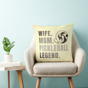 Wife Mum Pickleball Legend - Vintage Funny Women's Cushion